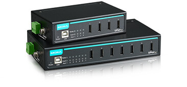 USB HUB Grado industriale moxa